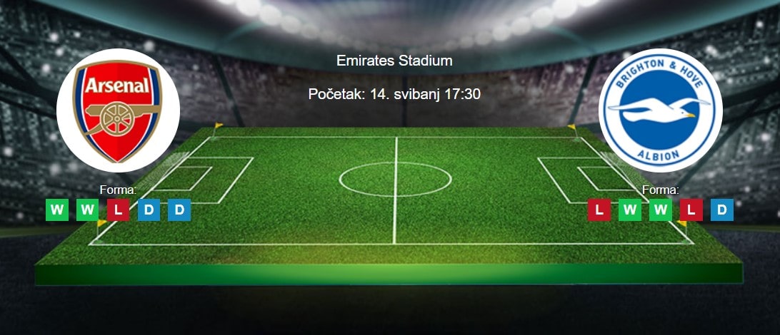 Tipovi za Arsenal vs. Brighton, 14. svibanj 2023., Premiership