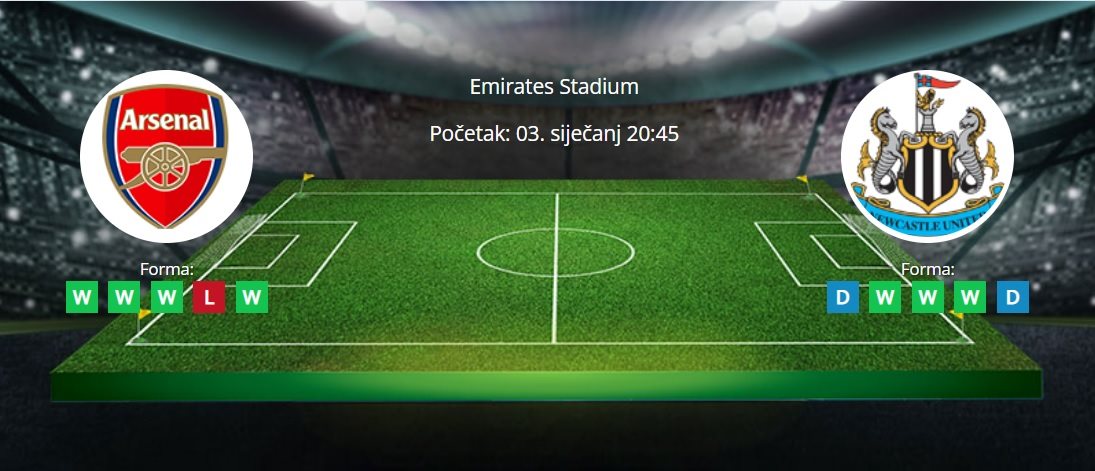 Tipovi za Arsenal vs. Newcastle, 3. siječanj 2023., Premiership