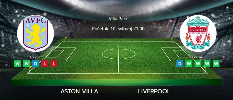 Tipovi za Aston Villa vs. Liverpool, 10. svibanj 2022., Premiership