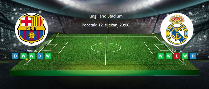 Tipovi za Barcelona vs. Real Madrid, 12. siječanj 2022., španjolski Superkup