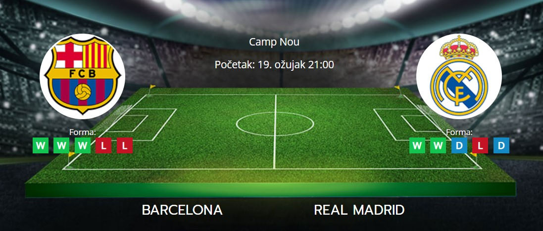 Tipovi za Barcelona vs. Real Madrid, 19. ožujak 2023., La Liga
