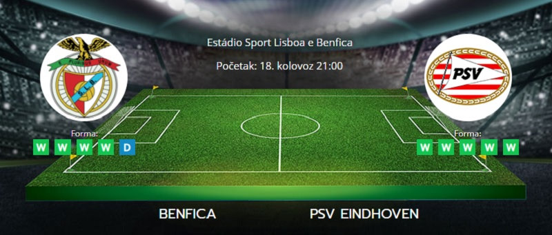 Benfica vs. PSV Eindhoven, 18. kolovoz 2021., Liga prvaka