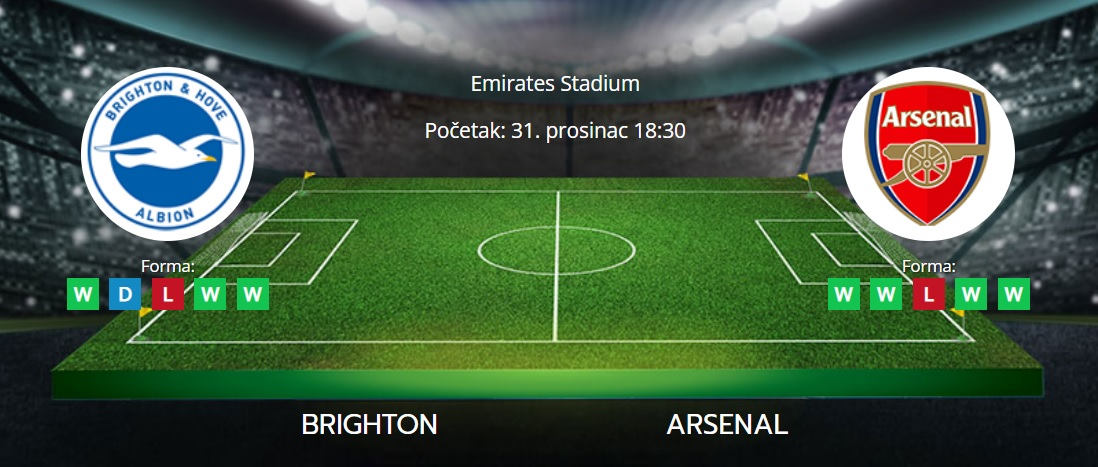 Tipovi za Brighton vs. Arsenal, 31. prosinac 2022., Premiership