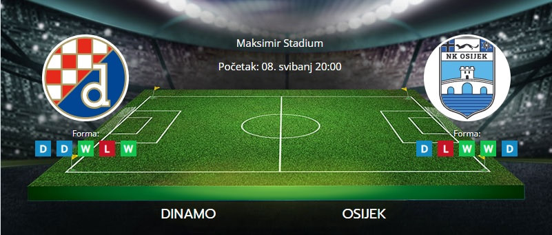 Tipovi za Dinamo vs. Osijek, 8. svibanj 2022., Prva HNL