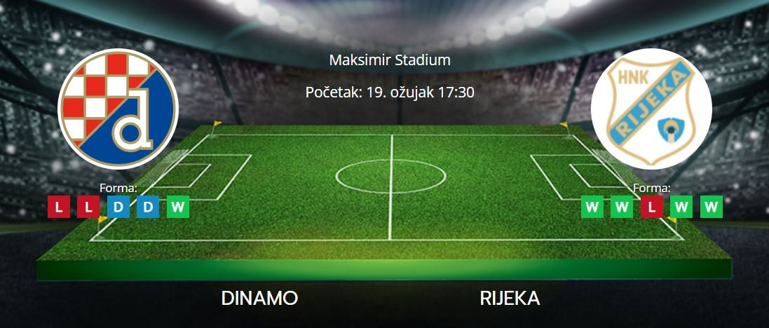 Tipovi za Dinamo vs. Rijeka, 19. ožujak 2023., HNL