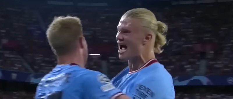 Erling Haaland i Kevin de Bruyne