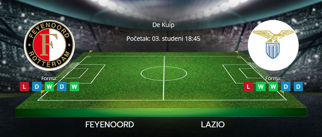 Tipovi za Feyenoord vs. Lazio, 3. studeni 2022., Europska liga