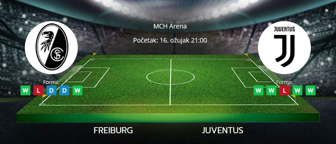 Tipovi za Freiburg vs. Juventus, 16. ožujak 2023., Europska liga