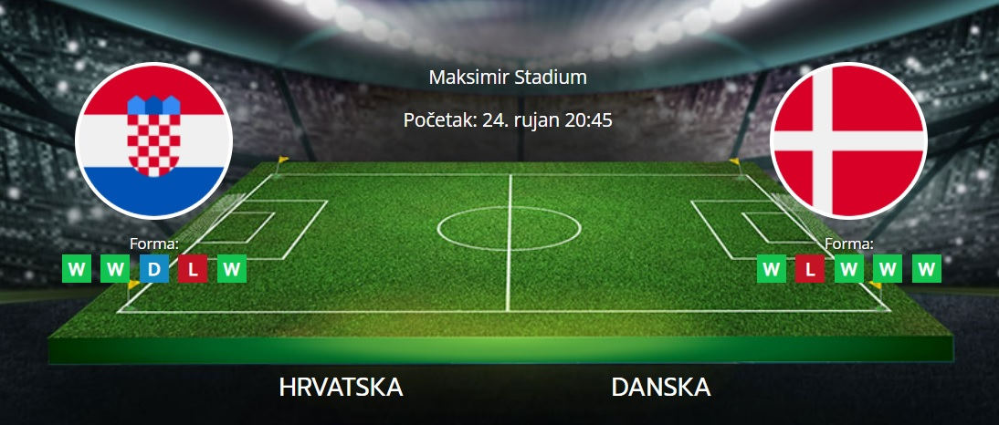 Tipovi za Hrvatska vs. Danska, 22. rujan 2022, Liga nacija