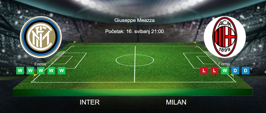 Tipovi za Inter vs. Milan, 16. svibanj 2023., Liga prvaka