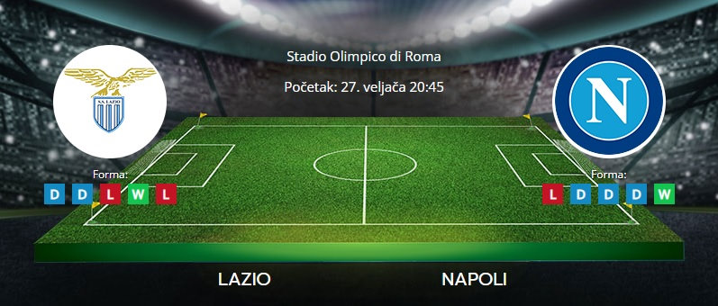 Tipovi za Lazio vs. Napoli, 27. veljače 2022., Serie A