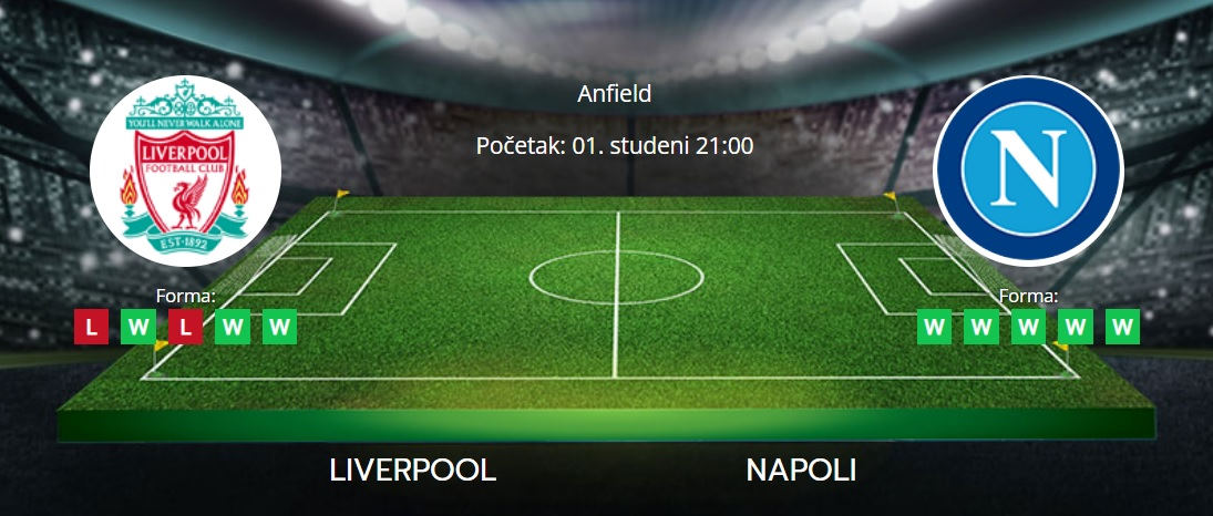 Liverpool vs. Napoli, 1. studeni 2022., Liga prvaka