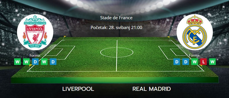 Tipovi za Liverpool vs. Real Madrid, 28. svibanj 2022. ,Liga prvaka