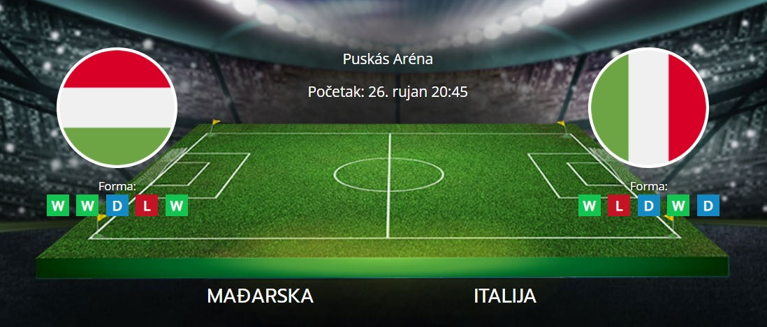 Tipovi za Mađarska vs. Italija, 26. rujan 2022., Liga nacija
