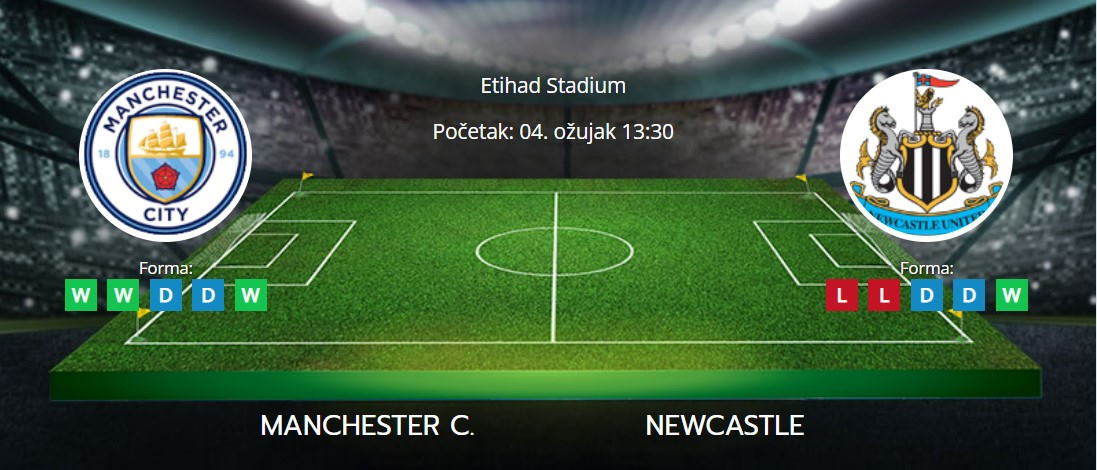 Tipovi za Manchester City vs. Newcastle, 4. ožujak 2023., Premiership