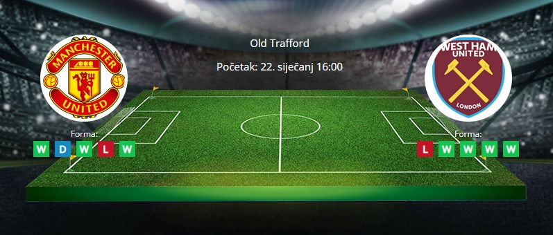 Tipovi za Manchester United vs. West Ham, 22. siječanj 2022., Premiership