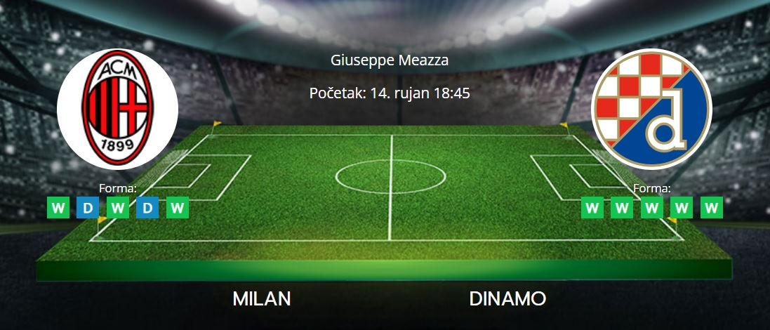 Tipovi za Milan vs. Dinamo, 14. rujan 2022., Liga prvaka