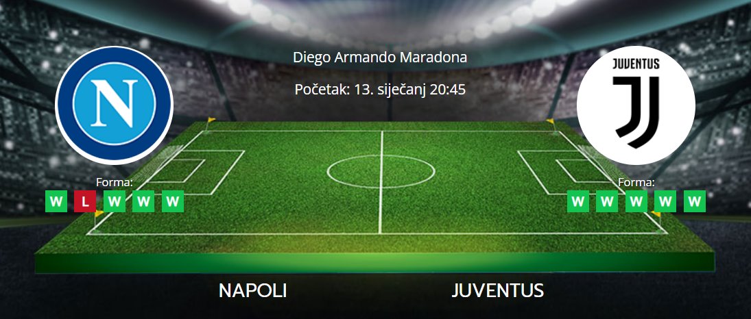 Tipovi za Napoli vs. Juventus, 13. siječanj 2023., Serie A