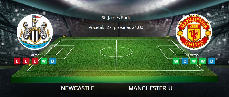Tipovi za Newcastle vs. Manchester United, 27. prosinac 2021., Premiership