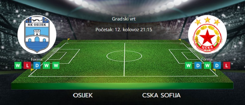 Tipovi za Osijek vs. CSKA Sofija, 12. kolovoz 2021., Europa Conference liga