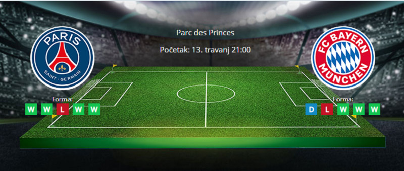 Tipovi za PSG vs. Bayern 13. travanj 2021 - Liga prvaka