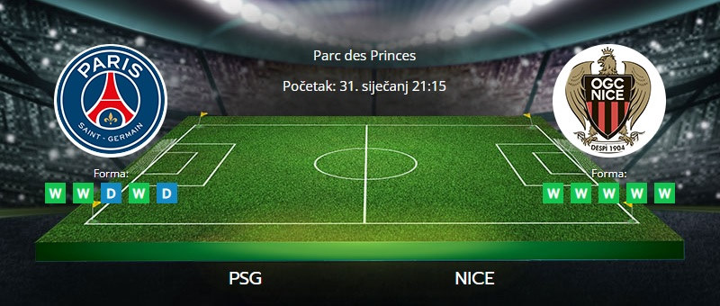 Tipovi za PSG vs. Nice, 31. siječanj 2022., francuski Kup