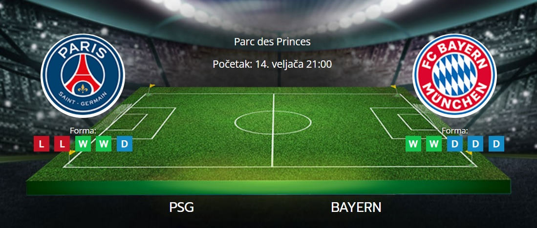 Tipovi za PSG vs. Bayern, 14. veljače 2023., Liga prvaka
