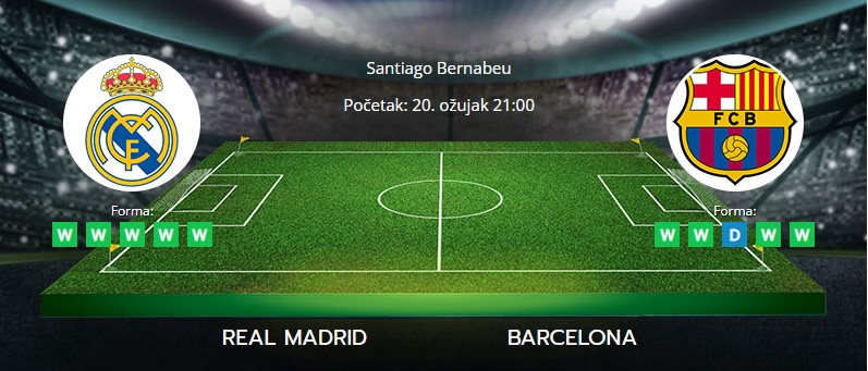 Tipovi za Real Madrid vs. Barcelona, 20. ožujak 2022., La Liga