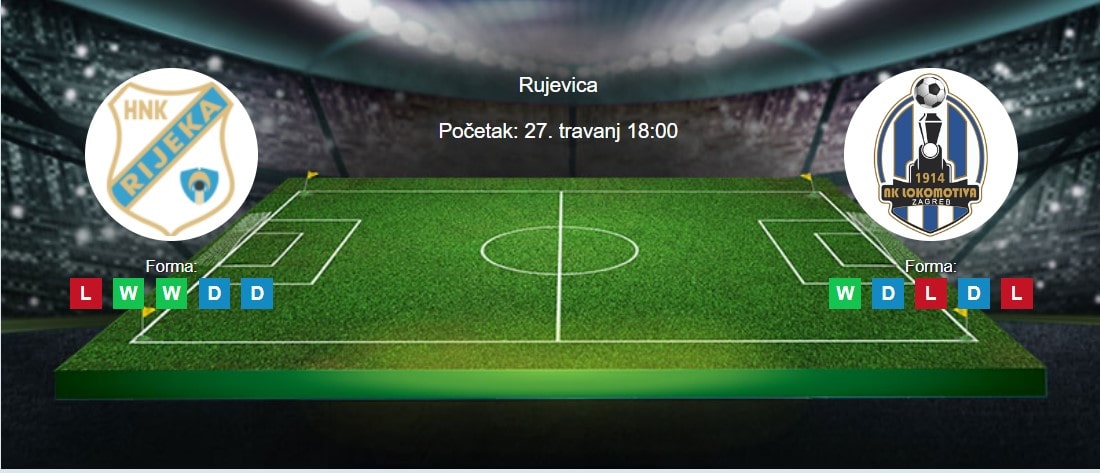 Tipovi za Rijeka vs. Lokomotiva, 27. travanj 2023., HNL
