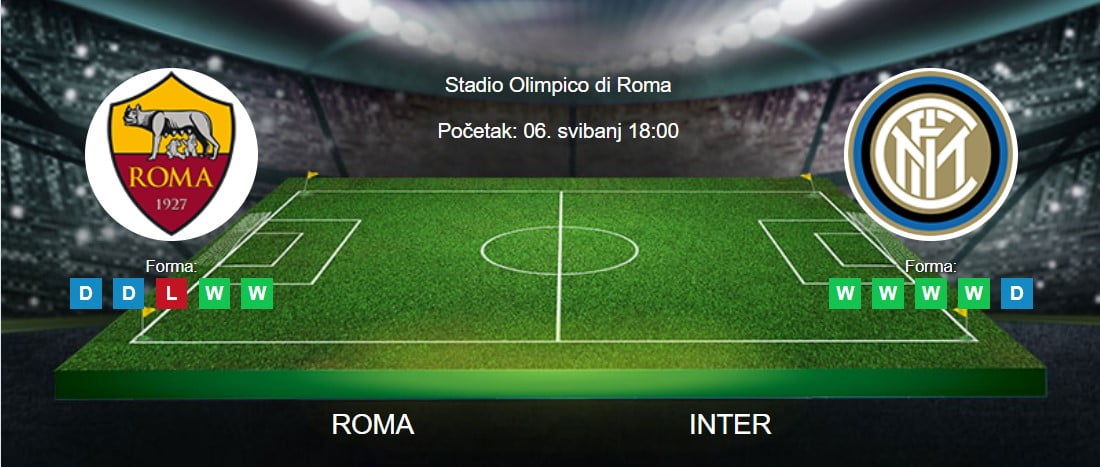 Tipovi za Roma vs. Inter, 6. svibanj 2023, Serie A