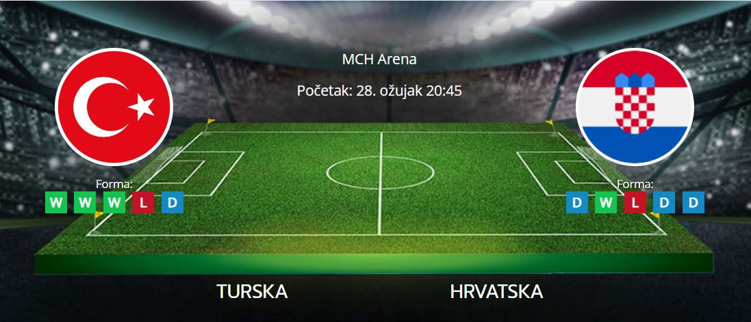 Tipovi za Turska vs. Hrvatska, 28. ožujak 2023., kvalifikacije za Euro