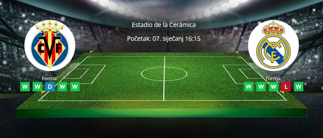 Tipovi za Villarreal vs. Real Madrid, 7. siječanj 2023., La Liga