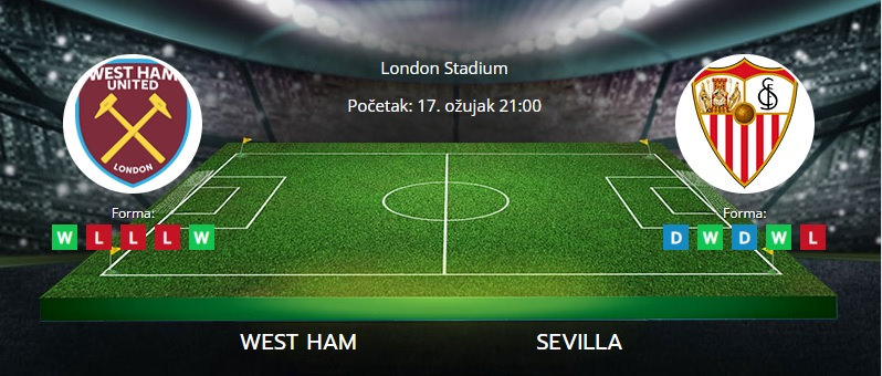 Tipovi za West Ham vs. Sevilla, 17. ožujak 2022., Europska liga