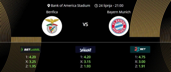 Tipovi za Benfica vs. Bayern, 24. lipanj 2025., Fifin klupski SP