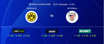 Tipovi za Borussia Dortmund vs. Athletic, 1. listopada 2025., Liga prvaka