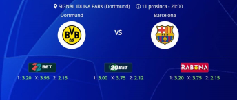 Tipovi za Borussia Dortmund vs. Barcelona, 11. prosinac 2024., Liga prvaka