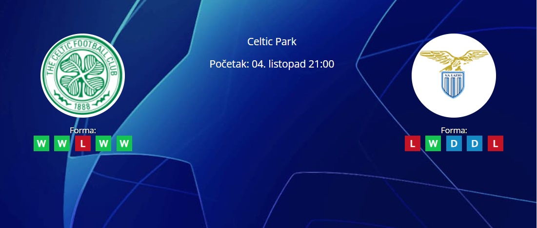 Tipovi za Celtic vs. Lazio, 4. listopad 2023,, Liga prvaka