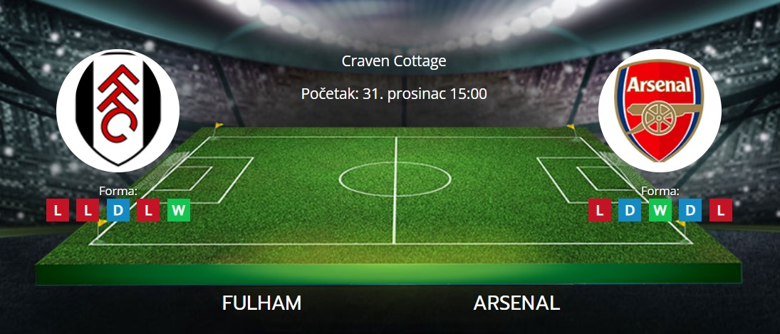 Tipovi za Fulham vs. Arsenal, 31. prosinac 2023., Premiership