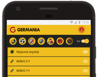 Germania aplikacija recenzija