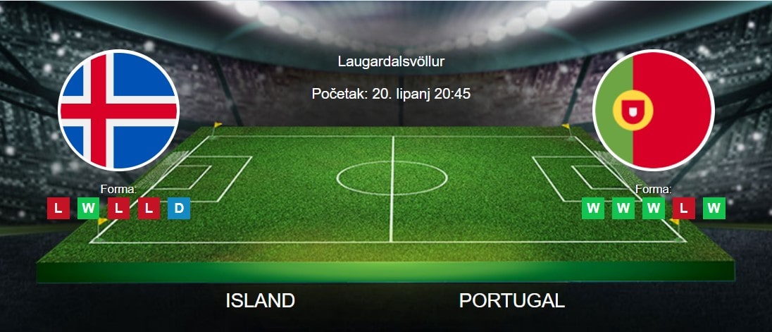 Tipovi za Island vs. Portugal, 20. lipanj 2023., kvalifikacije za Euro