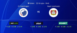 Tipovi za Kopenhagen vs. Bayer, 18. rujna 2025., Liga prvaka