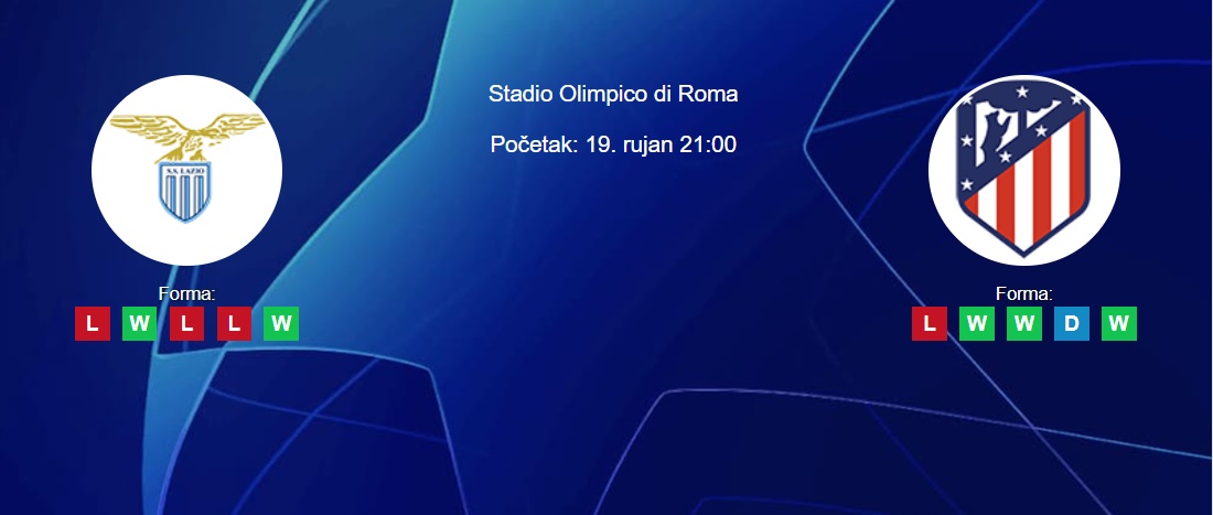 Tipovi za Lazio vs. Atletico, 19. rujan 2023., Liga prvaka