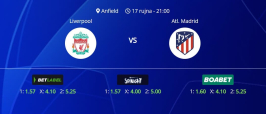 Tipovi za Liverpool vs. Atletico, 17. rujna 2025., Liga prvaka