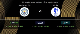 Tipovi za Manchester City vs. Al Hilal, 1. srpanj 2025., Fifin klupski SP