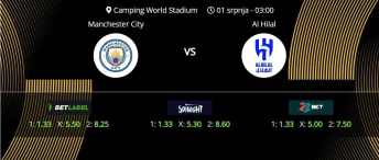 Tipovi za Manchester City vs. Al Hilal, 1. srpanj 2025., Fifin klupski SP