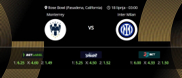 Tipovi za Monterrey vs. Inter Milano, 18. lipanj 2025., Fifin klupski SP