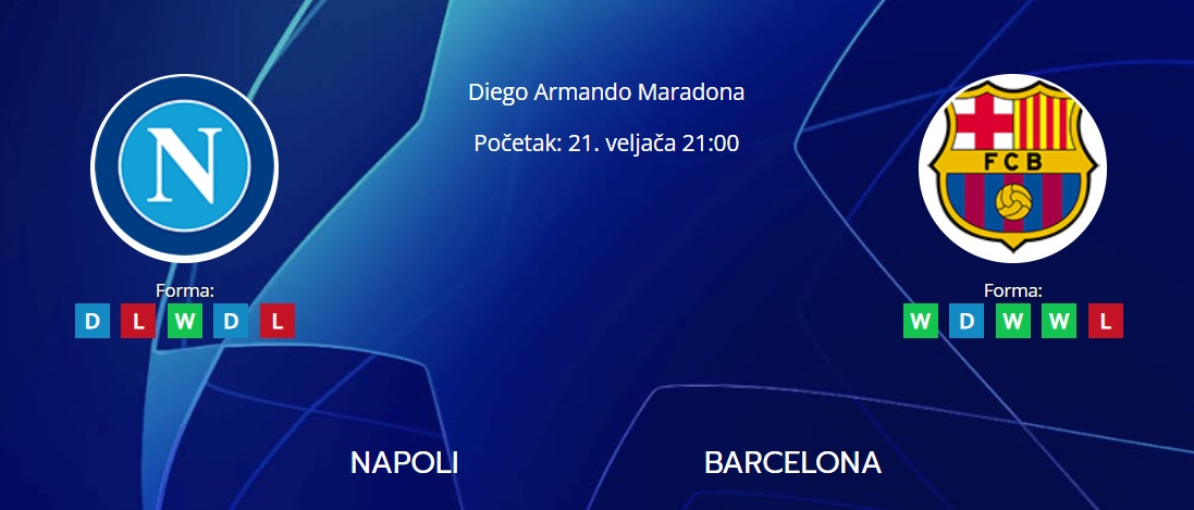 Tipovi za Napoli vs. Barcelona, 21. veljače 2024., Liga prvaka