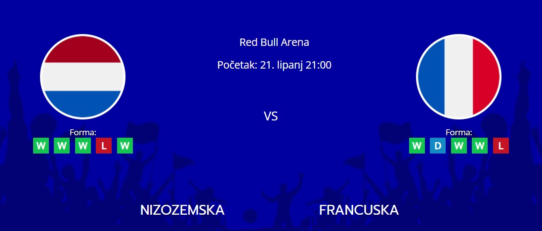 Tipovi za Nizozemska vs. Francuska, 21. lipanj 2024., Euro 2024