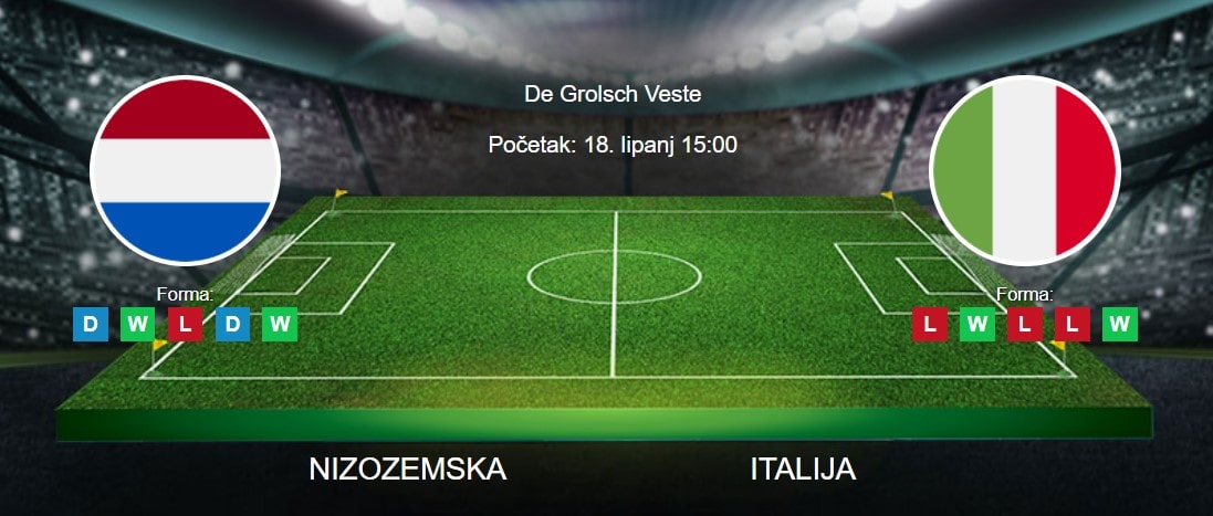 Tipovi za Nizozemska vs. Italija, 18. lipanj 2023., Liga nacija