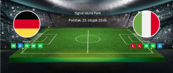 Tipovi za Njemačka vs. Italija, 23. ožujak 2025., Liga nacija